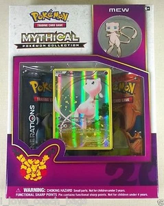 Mythical Mew Collection Sealed *ANY RANDOM ART *box with 2 Generations Boosters - Picture 1 of 1