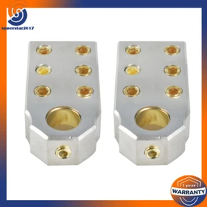 Terminal de batería positivo negativo par de audio para automóvil SAE poste superior (6) calibre 1/0 y 4 - Imagen 1 de 13