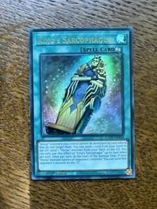 AGOV-EN058 King's Sarcophagus Ultra Rare 1st Edition YuGiOh Card Age of Overlord - Picture 1 of 1
