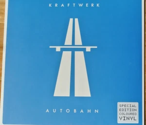 KRAFTWERK Autobahn LP Special Edition Translucent Blue Vinyl Sealed - Picture 1 of 4