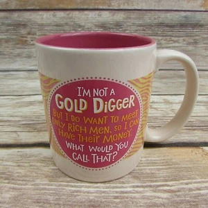 Hallmark Shoebox Not A Gold Digger Rich Men Funny Coffee Mug Cup - Picture 1 of 9