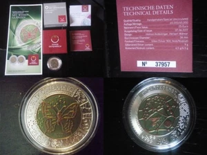 Österreich 25 Euro € 2017 Mikrokosmos Hgh Silber Niob Münze Coin Geld Austria - Bild 1 von 1