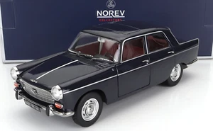 NOREV COLLECTORS 1:18 AUTO DIE CAST PEUGEOT 404 1965 BLU SCURO 184836 - Foto 1 di 3