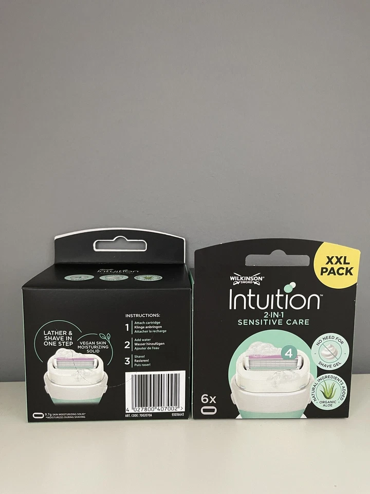12 Wilkinson Intuition Sensitive Care Rasierklingen für Damen ohne OVP