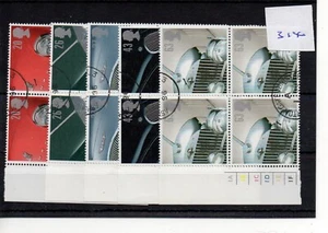 GB - Commems - (CMV 314) - 1996 Classic Cars - blocks of 4 - very fine cancels - Picture 1 of 1