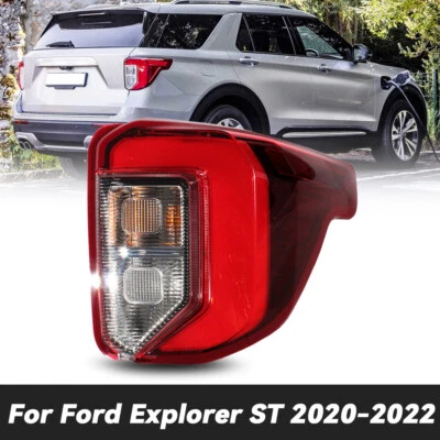 Luz trasera para Ford Explorer ST 20-2023 LED rojo oscuro lámpara de freno lado del pasajero derecho Foto 1 de 4