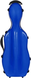 UK Fiberglass viola case UltraLight 38-43 M-case Blue Royal - Picture 1 of 12