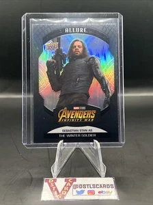 2022 Marvel Allure - SEBASTIAN STAN AS THE WINTER SOLDIER BLACK RAINBOW #79 - Picture 1 of 3