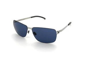 Occhiali da sole MYKITA DARREN Col 051 argento lucido/blu massiccio 58 mm - Foto 1 di 5