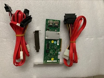 Fujitsu 9211-8i D2607 SAS/SATA RAID controller+2*SFF-8087 to SFF-8482 - Image 1 of 3