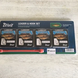 New Crivit Leader & Hook Fishing Set - 81 PIECE x Saltwater & Freshwater - Picture 1 of 4
