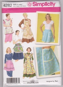 Simplicity 4282 Retro Schürzen Designed by Teri Gr. S M L ungeschnitten 2006 - Bild 1 von 2