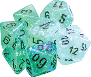 Polyhedral RPG Sets Yellow and Green Borealis: Light Green/Gold - Luminary (7) - Picture 1 of 1
