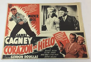 KISS TOMORROW GOODBYE Movie LOBBY CARD~James Cagney~Corazon de Hielo - Picture 1 of 1