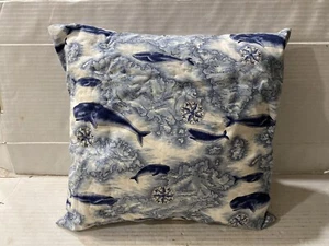 Whale Pillow Case W/ Pillow Bx21 - Picture 1 of 7