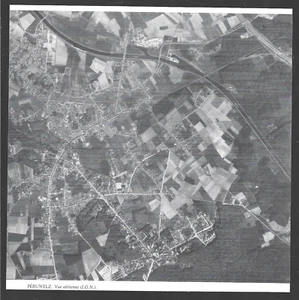 1980 -- BELGIEN . PERUWELZ . LUFTAUFNAHME. 4A873 - Bild 1 von 1
