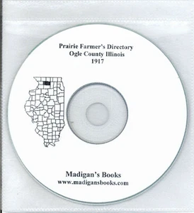 CD Polo de agricultor directorio de historia del condado de Ogle Illinois IL genealogía pradera - Imagen 1 de 1