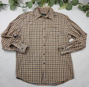 Canali Made in Italy Brown Long Sleeve Button Up Shirt Size 41 / 16 - Picture 1 of 12