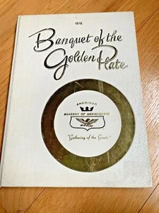 1976 BANQUET OF THE GOLDEN PLATE Alexander Haig/The Osmonds/Jonas Salk/Staubach - Imagen 1 de 12
