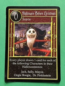 2005 Nightmare Before Christmas Surprise Bent Promo Card Rare Jack Skellington - Picture 1 of 4