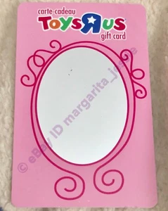 TOYS R US GIFT CARD "MIRROR” NO VALUE COLLECTIBLE CANADA BILINGUAL NEW - Picture 1 of 2