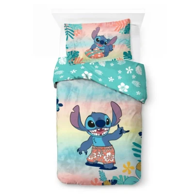 Stitch And Lilo Cartoon Twin Comforter Bed Set - Image 1 of 4
