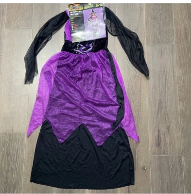 Disfraz de bruja mística totalmente ghoul niño. Pequeño nuevo con etiquetas  Foto 1 de 3