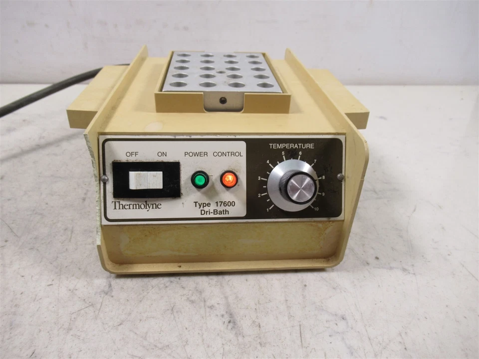 Thermolyne Tipo 17600 Dri-Bath DB17615 con Bloque de Calor 20 Posiciones  Foto 1 de 4