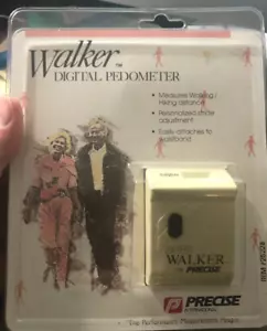 Precise International Vintage Looking Walker Digital Pedometer #25228 New Sealed - Picture 1 of 2