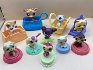 LPS LITTLEST PET SHOP Lot 10 McDonald's Happy Meal Ladybug Dog Cat Giraffe Bunny - Picture 1 of 18