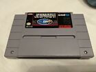 Jeopardy - Rare Super Nintendo Game - 1992- Tested - 100% Authentic SNES