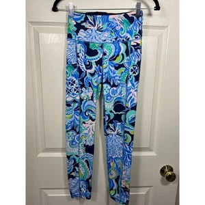 Lilly Pulitzer UPF+ Luxletic 24” High Rise Weekender Legging Bright Resort Vaca - Picture 1 of 10