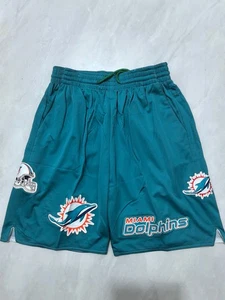 2025 New Miami Dolphins NFL Men Green Pockets stitched Shorts Size US - Picture 1 of 4