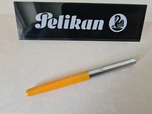 PELIKAN Pelikano Füllhalter Schulfüller gelb Modell 4 "EF" Rechtshänder nur 1978 - Bild 1 von 5