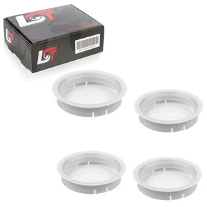 4x Distanz Ringe Zentrierringe Weiß Alufelgen Ø 63,3 mm - Ø 56,1 mm für Seat - Bild 1 von 7
