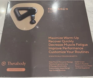 Therabody Theragun Elite Handheld Percussive Massage G4-ELITE-BLK-PKG-US -NEU! - Bild 1 von 9