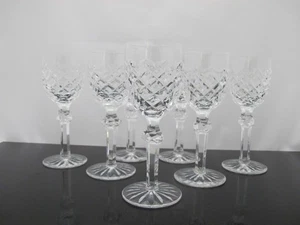 Waterford Kristall Powerscourt Portwein Kelch Glas 7er Set - Bild 1 von 8