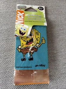 SpongeBob SquarePants Car Air Freshener 3 per Pack New Vintage 2004 - Picture 1 of 8