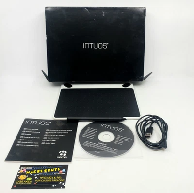 Wacom Black wired Small Intuos Art Pen and Touch Tablet CTL490 - Image 1 of 3