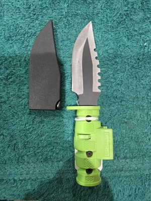 Laserlyte Ka-Bar Pistol Bayonet Zombie Green Discontinued - Image 1 of 2