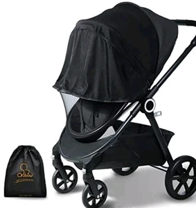 Mosquitera universal para bebé Orzbow y parasol para cochecito con UPF50+, transpirable - Imagen 1 de 11