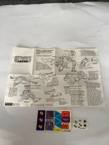 Exo Squad Thrax Neofighter Space E-Rahmen; nur Anleitung und Aufkleber - Bild 1 von 3