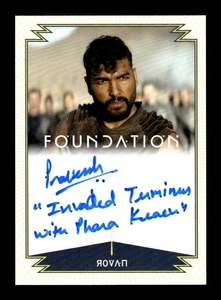 Foundation Staffel 1 & 2 Autogramm Pravessh Rana "Invaded Treminus with Phara" - Bild 1 von 3