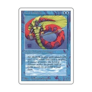WOTC MtG Unlimited Lord of Atlantis (R) VG - Picture 1 of 1