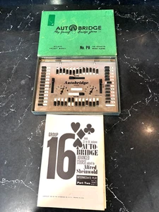 Vinta Auto Bridge Play Yourself Card Game Vintage Deluxe Pocket Model - Picture 1 of 4