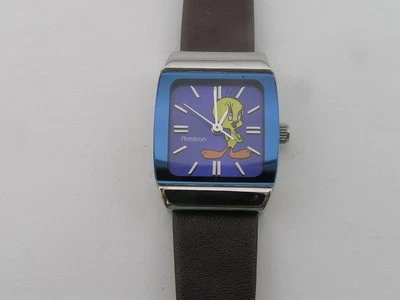 Reloj Armitron Vintage Damas Piolín Pájaro Elegante Esfera Azul 2200/671 Y121E Funciona Foto 1 de 4