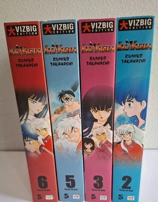 Inuyasha Manga Volume 6-5-3-2 English Rumiko Takahashi Final Volume VIZ MEDIA - Image 1 of 4