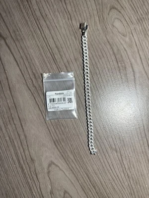 Pandora Timeless Pavé Cuban Chain Bracelet Authentic - Image 1 of 4