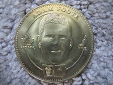 1997 McDonald's - Olympic Hockey Coin - Adam Foote, Eric Desjardins