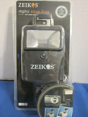 Zeikos Digital Slave Flash Bonus Hot Shoe Bracket Câmera Digital e SLR Incluída - Imagem 1 de 4